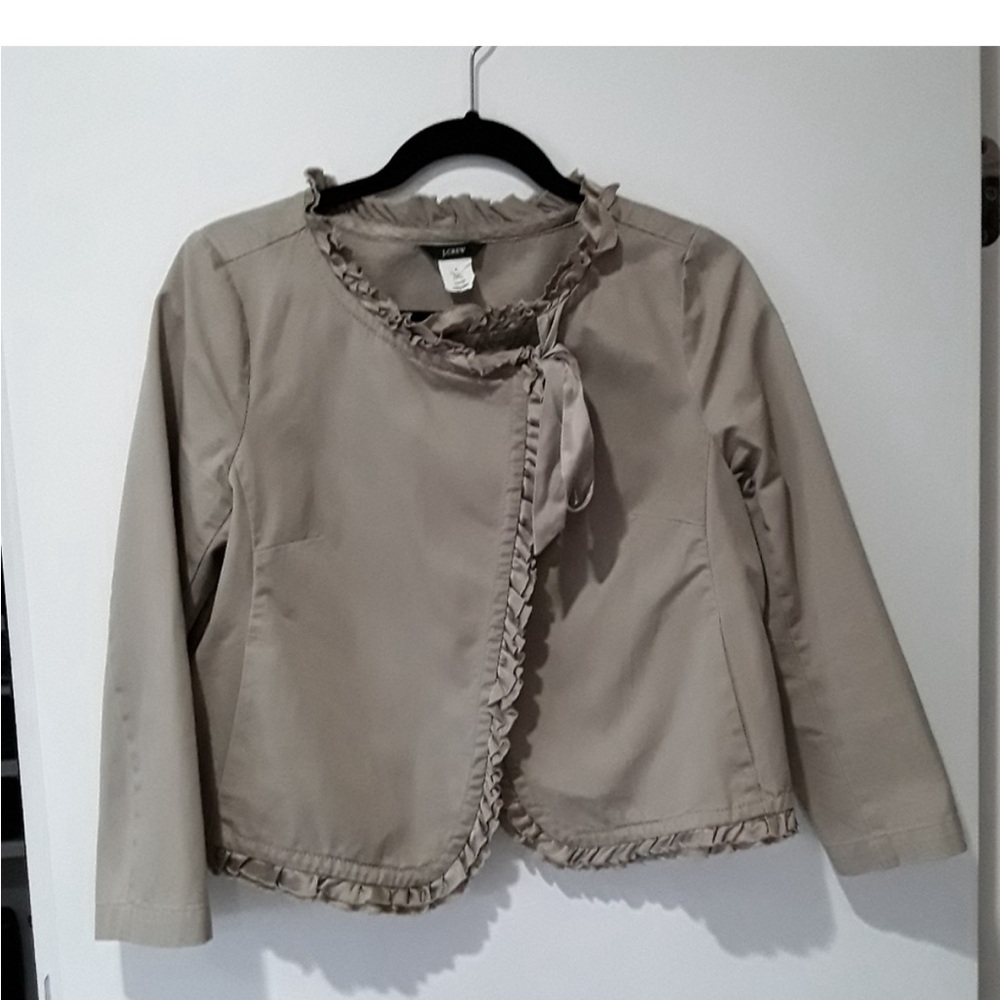 J Crew Cross Tie Jacket